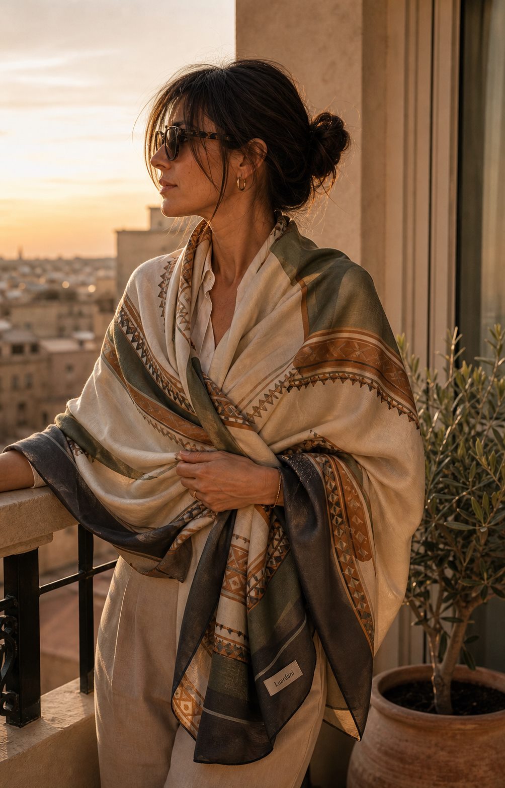 The Kasbah Silk Wrap